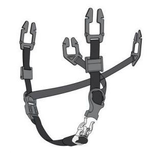 JUGULAIRE UNIVERSELLE 4 POINTS GA90047 POUR CASQUE V-GARD 520 - MSA 2