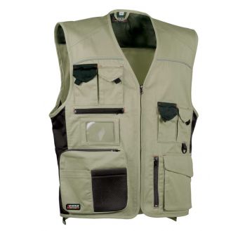 Gilet de travail sans manches Cofra - EXPERT beige