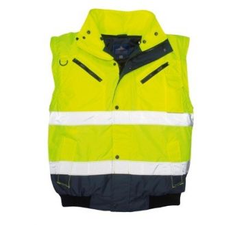 Gilet haute visibilité C465 jaune / marine by Portwest