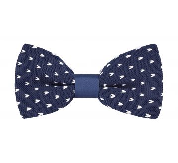 Noeud papillon Lafont - 22PIAT marine moucheté