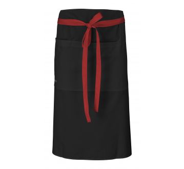 Tablier de cuisine Lafont - 27PAPRIKA  noir et rouge