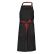 Tablier de cuisine Lafont - 27CLOVE noir et rouge