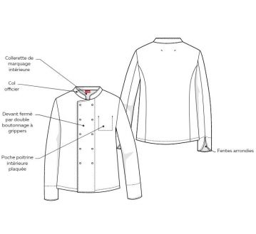 VESTE CUISINE HOMME BUTCHER - LAFONT