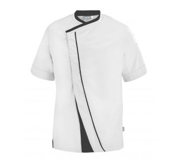 Veste de cuisine pour homme Lafont - 27PARSLEY blanc et noir