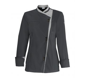Veste de cuisine pour femme Lafont - 27ROSEMARY gris