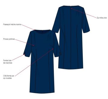 ROBE SERVICE FEMME SEINE - LAFONT