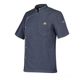 VESTE DE CUISINE HOMME BIEVRE BLEU JEAN - LAFONT