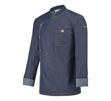 VESTE DE CUISINE HOMME BROCA BLEU JEAN - LAFONT