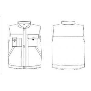 Gilet de travail PBV - 2129TYCN 2