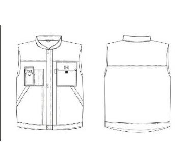 Dessin tehchnique gilet Typhon