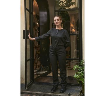 TOP FEMME VIENNA A PRESSIONS MANCHES LONGUES - LAFONT