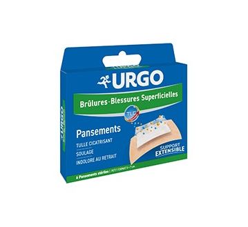 BOITE 4 PANSEMENT BRULURES "STERILES" 10cmx7cm - PAN1204BR - FARMOR