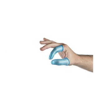 LOT 10 DOIGTIERS LATEX BLEU DOI7316BL - FARMOR