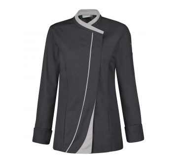 Veste de cuisine pour femme à manches longues Lafont - 27SAFFRON gris