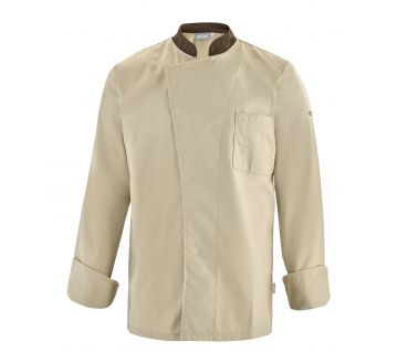 Veste de cuisine pour homme Lafont - 27CABBAGE beige