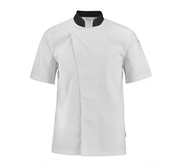 Veste de cuisine pour homme Lafont - 27TURNIP blanc et noir