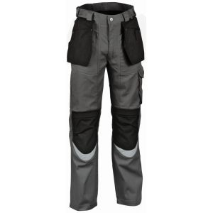 Pantalon de travail Cofra - BRICKLAYER gris