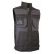 GILET SANS MANCHES SABLE COLORIS GRIS/NOIR - LMA