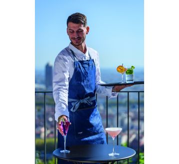 TABLIER DE CUISINE VESALE BLEU JEAN - LAFONT