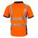 POLO HAUTE VISIBILITE PREVOYANCE ANTI-UV ORANGE/MARINE - LMA
