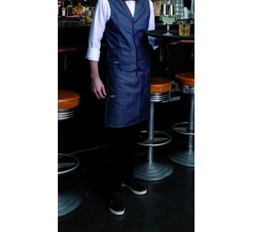 GILET DE SERVICE HOMME ARAGO BLEU JEAN - LAFONT