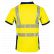 POLO HAUTE VISIBILITE VISION ANTI-UV JAUNE/MARINE - LMA
