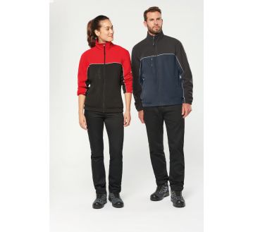 POLAIRE BICOLORE ECORESPONSABLE UNISEXE WK904 - TOPTEX