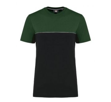 TEE-SHIRT BICOLORE ECORESPONSABLE UNISEXE WK304 - TOPTEX