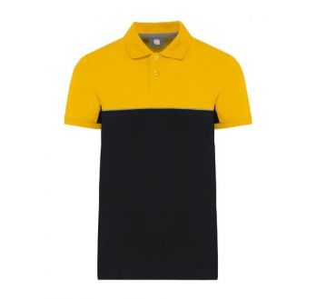 POLO BICOLORE ECORESPONSABLE UNISEXE WL210 - TOPTEX