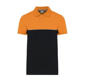 POLO BICOLORE ECORESPONSABLE UNISEXE WL210 - TOPTEX