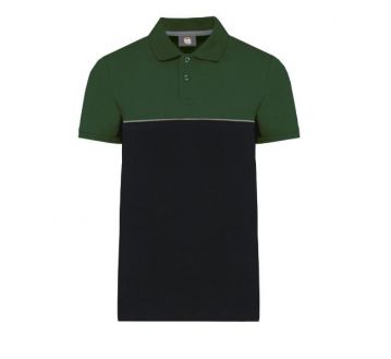 POLO BICOLORE ECORESPONSABLE UNISEXE WL210 - TOPTEX
