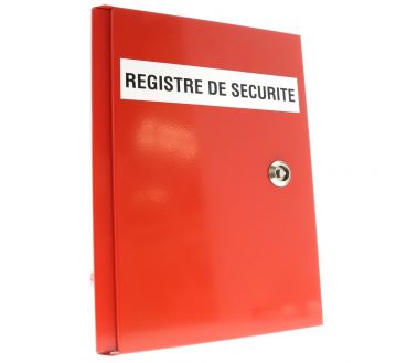 COFFRET METALLIQUE POUR REGISTRE SECURITE