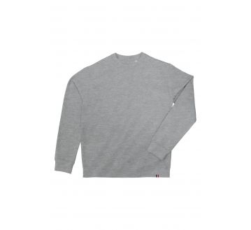 Sweat​ Made in France unisexe de la marque ATF Alix, coloris gris chiné