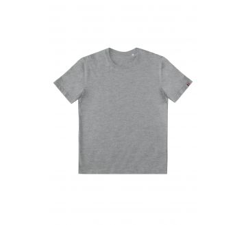 T shirt unisexe manches courtes​ Made in France Sacha de la marque ATF coloris gris chiné