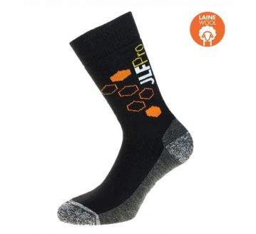 CHAUSSETTES CHALEUR NOIR 0367AG - JLF