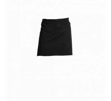 Tablier de cuisine court PBV - 2731AC  noir