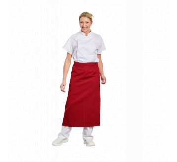 TABLIER CUISINE COTON A TAILLE LONG 90X105 - PBV