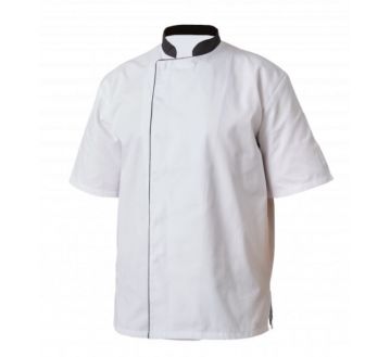 Veste de cuisine à manches courtes mixte PBV - 27VALIN