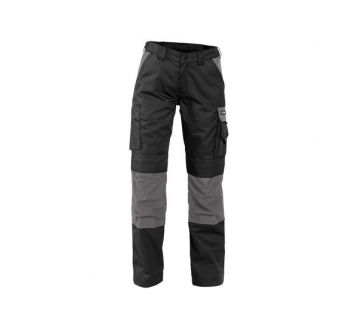 Pantalon de travail femme Dassy Boston noir et gris
