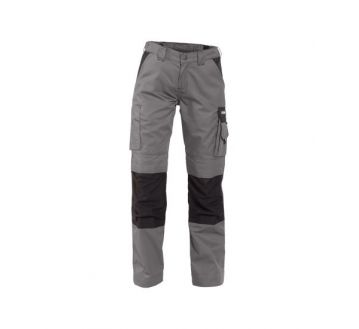 Pantalon de travail femme Dassy Boston gris et noir