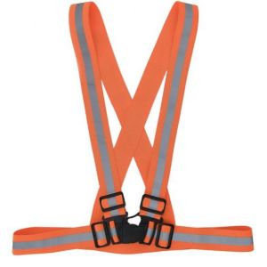 BAUDRIER HV ORANGE  BOUCLES AJUSTABLES YHVW064