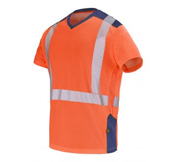 TEE-SHIRT HAUTE VISIBILITE ANTI-UV GHARBI 9T84 - CEPOVETT