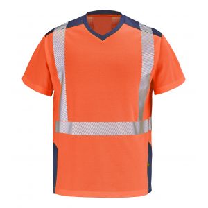 Tee-shirt à manches courtes Cepovett GHARBI FLUO SAFE XP orange