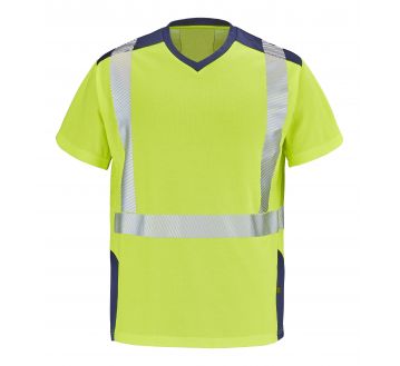 Tee-shirt à manches courtes Cepovett GHARBI FLUO SAFE XP jaune
