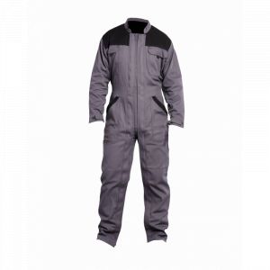 COMBINAISON DE TRAVAIL OCTAVE DOUBLE FG GRIS/NOIR - PBV