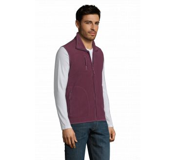 GILET POLAIRE UNISEXE  NORWAY 51000 BORDEAUX - SOLS