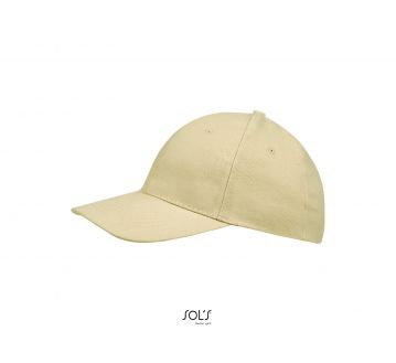 casquette 6 panneaux buffalo sols-beige-vue de profil