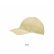 casquette 6 panneaux buffalo sols-beige-vue de profil