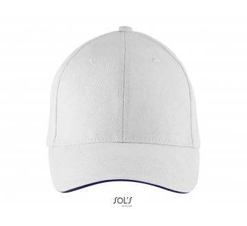Casquette Sol’s blanc/noir