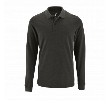 Polo homme Sol's PERFECT gris foncé